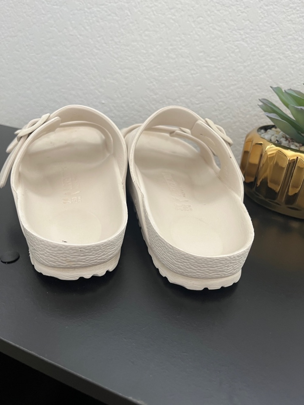 Birkenstock Arizona EVA Sandals in Off-White - Picture 3 of 8